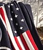 Color:Indigo/Multi - Image 3 - CozyChic® Team USA Flag Olympic Ring Throw Blanket