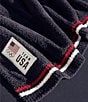 Color:Indigo/Multi - Image 4 - CozyChic® Team USA Flag Olympic Ring Throw Blanket