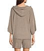 Barefoot Dreams CozyChic Ultra Lite® Bell Sleeve Hoodie, Color:Pewter - Image 2