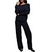 Barefoot Dreams Cozychic Ultra Lite® Jersey Pullover & Wide-Leg Pant Lounge Set - Image 1