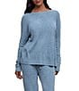 Barefoot Dreams CozyChic Ultra Lite® Knit Boatneck Long Sleeve Slouchy Pullover - Image 1