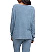 Barefoot Dreams CozyChic Ultra Lite® Knit Boatneck Long Sleeve Slouchy Pullover - Image 2