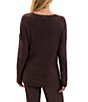 Barefoot Dreams CozyChic Ultra Lite® Knit Crew Neck Long Sleeve Lurex Rib Coordinating Pullover Top - Image 6