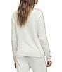 Barefoot Dreams CozyChic Ultra Lite® Knit Long Sleeve Crew Neck Heart Stripe Coordinating Pullover - Image 2
