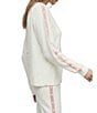 Barefoot Dreams CozyChic Ultra Lite® Knit Long Sleeve Crew Neck Heart Stripe Coordinating Pullover - Image 3