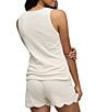 Barefoot Dreams CozyChic Ultra Lite® Knit Scallop V-Neck Coordinating Lounge Top - Image 2