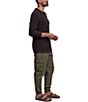 Barefoot Dreams CozyChic® Ultra Lite® Long Sleeve Rib Polo - Image 3