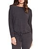 Barefoot Dreams CozyChic Ultra Lite® Long Sleeve Scoop Neck Slouchy Coordinating Lounge Pullover - Image 1