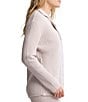 Barefoot Dreams CozyChic Ultra Lite® Lurex Rib Knit Button-Front Coordinating Lounge Top, Color:Chai - Image 3