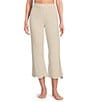 Color:Sand Dune - Image 1 - CozyChic Ultra Lite Scallop Cropped Lounge Pant