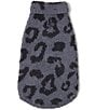 Color:Graphite/Carbon - Image 1 - CozyChic® Wild Print Pet Sweater