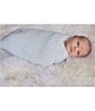 Barefoot Dreams Kids CozyChic Lite® Ribbed Blanket, Color:Blue - Image 2