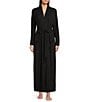 Color:Black - Image 1 - Luxe Milk Jersey Long Sleeve Duster Robe