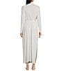 Color:Pearl - Image 2 - Luxe Milk Jersey Long Sleeve Duster Robe