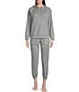 Color:Moonbeam - Image 3 - Malibu Collection Butterchic Knit Joggers