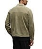 Barefoot Dreams Malibu Collection® Men's Brushed Twill Jacket, Color:Military - Image 2