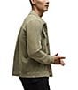 Barefoot Dreams Malibu Collection® Men's Brushed Twill Jacket, Color:Military - Image 3