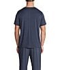 Barefoot Dreams Malibu Collection® Short Sleeve Sleep Shirt, Color:Indigo - Image 2