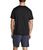 Barefoot Dreams Malibu Collection® Short Sleeve Sleep Shirt, Color:Black - Image 2