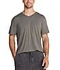 Barefoot Dreams Malibu Collection® V-Neck Short Sleeve Basic T-Shirt - Image 1