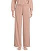 Color:Teaberry - Image 1 - Sunbleached Coordinating Wide-Leg Seamed Lounge Pant