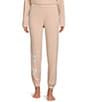 Color:Dusty Rose/White - Image 1 - x Barbie™ CozyChic® Coordinating Barbie Joggers