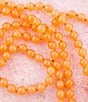 Color:Apricot - Image 2 - Apricot Genuine Jade Endless Long Strand Necklace