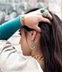 Barse Bronze & Genuine Turquoise Stones Statement Ring - Image 3