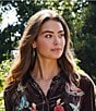 Barse Bronze and Genuine Canadian Jade Stone Drop Earrings, Color:Jade - Image 2