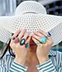 Barse Concho Denim Blue Lapis Golden Ring, Color:Blue/Gold - Image 3