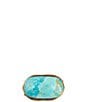 Barse Blue Turquoise Oval Statement Ring - Image 2
