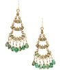 Barse Bronze and Genuine Stone Chandelier Earrings,All Products : American Fashion Style Bags On Sale