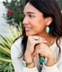 Barse Bronze and Genuine Turquoise Onyx Statement Ring - Image 6