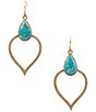 Barse Elysia Genuine Stone Statement Drop Earrings - Image 1