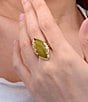 Barse Bronze and Green Jasper Enchanted Vine Statement Ring, Color:Green Jasper/Gold - Image 3