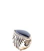 Barse Black Onyx Golden Statement Rings - Image 1