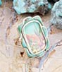 Barse Scenic Desert Sedona Blue Turquoise Golden Ring - Image 3