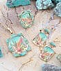 Barse Scenic Desert Sedona Blue Turquoise Golden Ring - Image 4