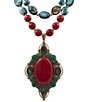 Barse Inverness Genuine Stone Statement Layered Necklace - Image 3