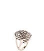 Barse Bronze Medallion Statement Ring - Image 1