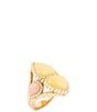 Barse Stargazer Green Jasper Golden Bronze Band Statement Ring - Image 1