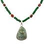 Barse Everstone Silver and Genuine Stone Short Pendant Necklace - Image 2