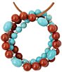 Barse Everstone Silver, Jasper and Magnesite Stretch Bracelet Set - Image 1