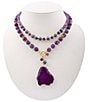Barse Celestial Shores Genuine Stone Statement Necklace - Image 1