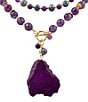 Barse Celestial Shores Genuine Stone Statement Necklace - Image 2