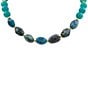 Barse Genuine Stone Crystal Cove Beaded Collar Necklace - Image 2