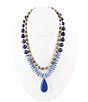 Barse Genuine Stone Pendant Beaded Statement Necklace,All Products : American Fashion Style Bags On Sale
