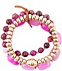 Barse Genuine Agate Jade Stone Stretch Bracelet Set,Specials : American Fashion Style Bags On Sale