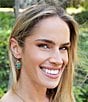 Barse Mojave Genuine Turquoise Drop Earrings - Image 4