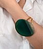 Barse Green Onyx Verdant Glow Statement Bangle Bracelet, Color:Green Onyx - Image 3